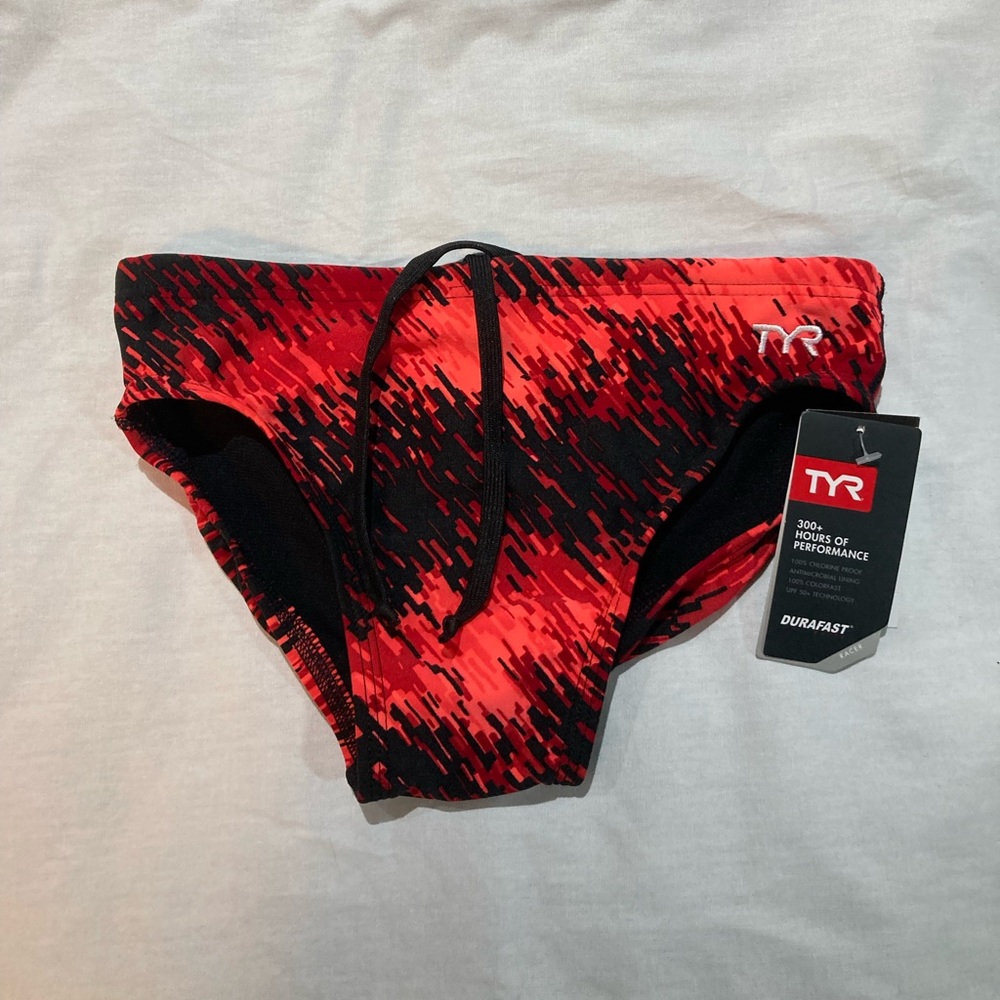 Tyr Racer Durafast Perseus Racer swim brief. Size 28, NWT! $49.99!